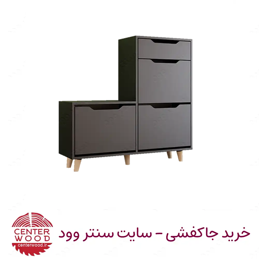 جاکفشی درب داشبوردی سه درب تک کشو