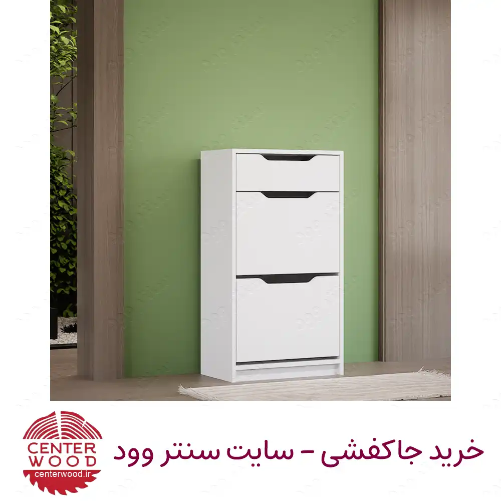 جاکفشی درب داشبوردی دو درب تک کشو