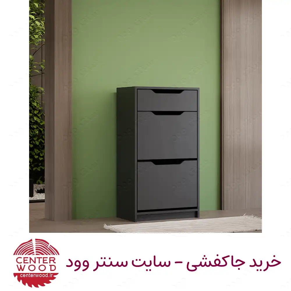 جاکفشی درب داشبوردی دو درب تک کشو