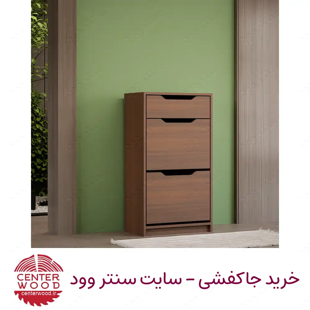 جاکفشی درب داشبوردی دو درب تک کشو