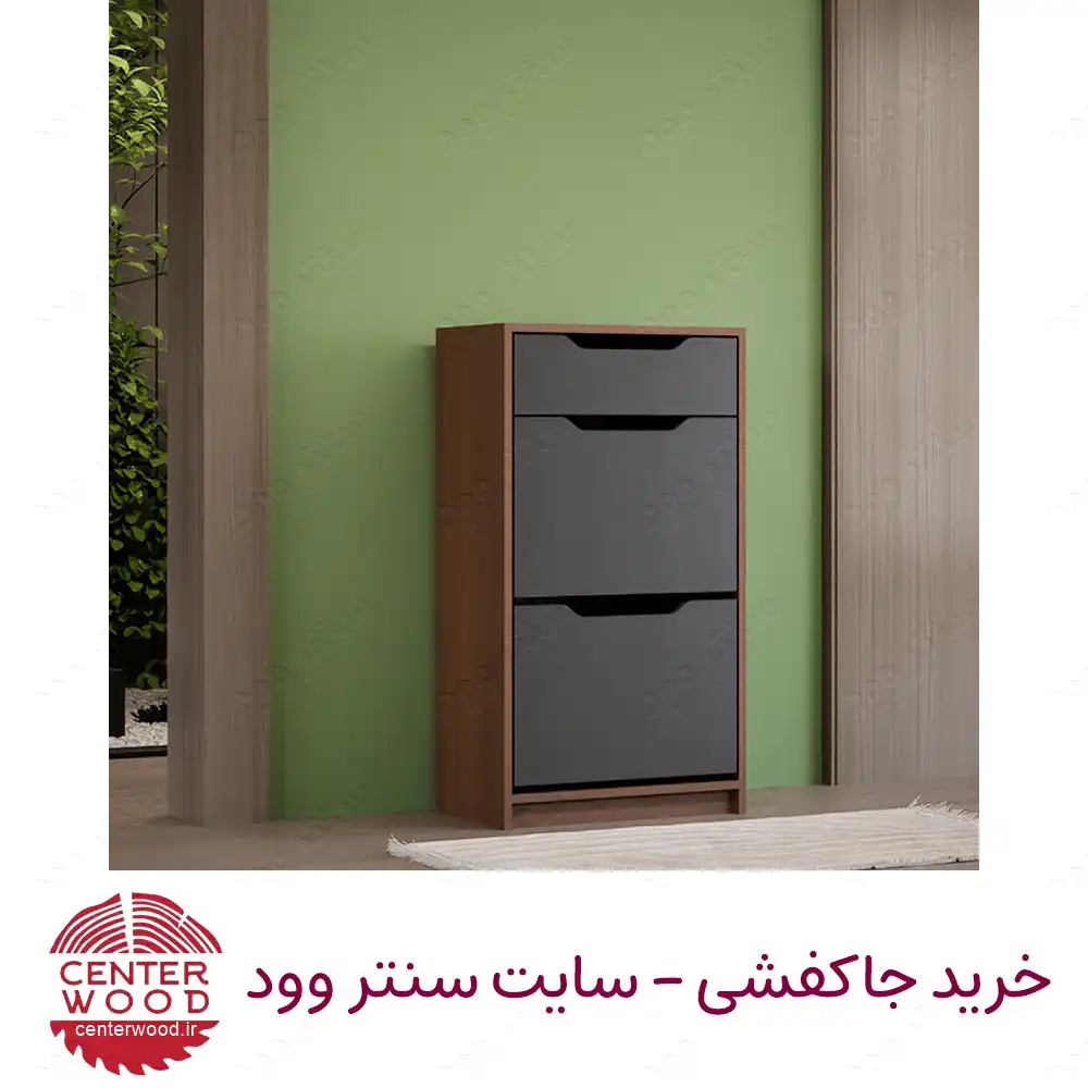 جاکفشی درب داشبوردی دو درب تک کشو