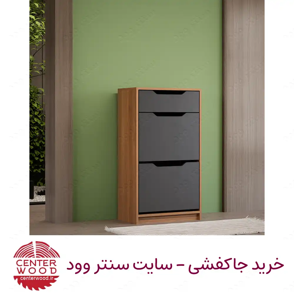 جاکفشی درب داشبوردی دو درب تک کشو