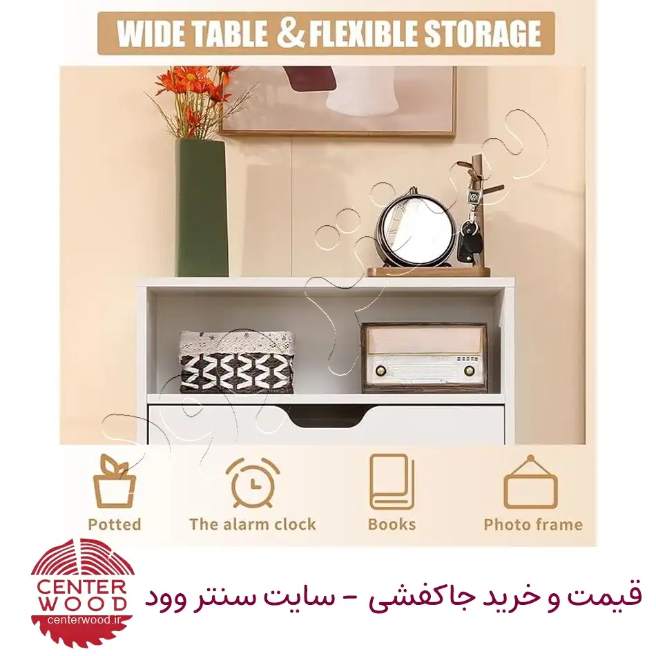 جاکفشی داشبوردی دو درب کد 096