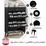 جاکفشی داشبوردی دو درب تک کشو کد 019