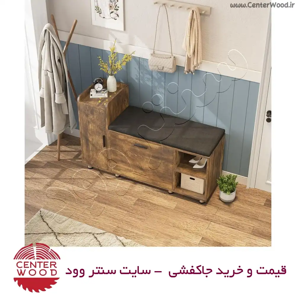جاکفشی نیمکتی درب کابینتی کد 032
