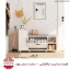 جاکفشی نیمکتی درب کابینتی کد 032