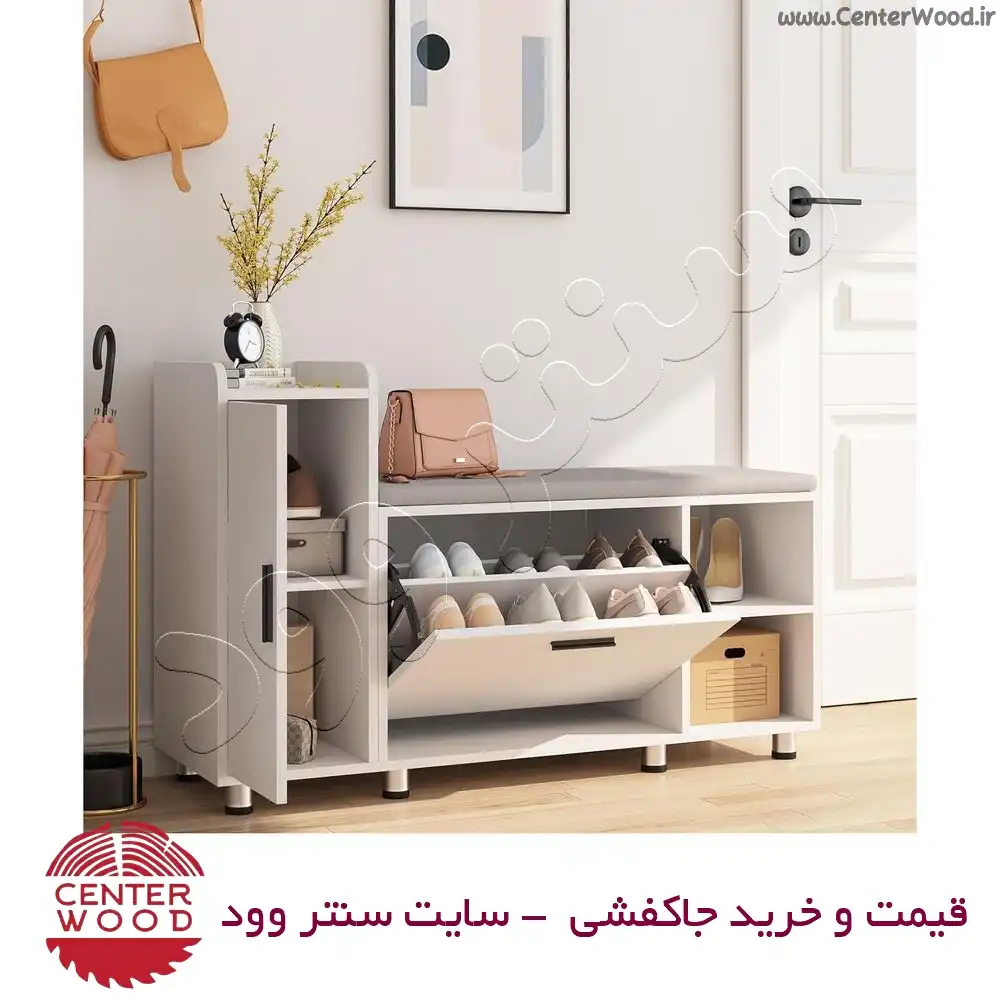 جاکفشی نیمکتی درب کابینتی کد 032