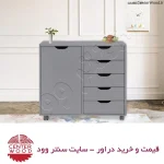 خرید دراور 5 کشو تک درب کابینتی کد 7095